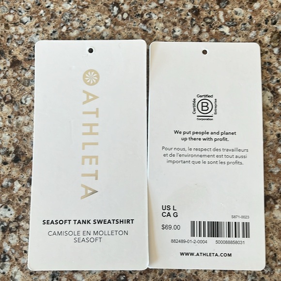 Athleta Seasoft tank-Like New - Picture 6 of 7